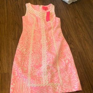 Lily Pulitzer Dress Macfarlane pelican pink